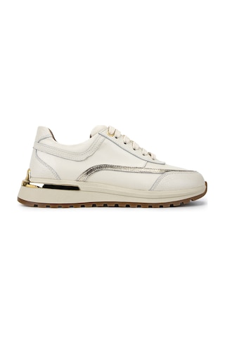 Tamer Tanca Kadın Hakiki Deri Bej Sneakers & Spor Ayakkabı 1116 1868 Bn Ayk Y26 Bej/antrasıt