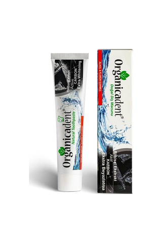 Organicadent Aktif Karbonlu Doğal Diş Macunu 75 Ml - Doğal Beyazlık Ve Ferahlık