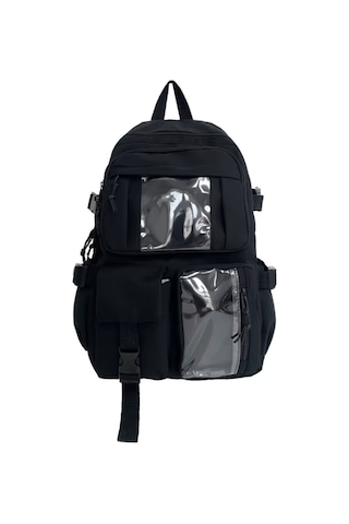 Padalink Kadın Sırt Çantası, Üniversite/lise/ortaokul Öğrencileri İçin, Kumaş Malzeme, Siyah, Dayanıklı Ve Konforlu, Tekli Paket Siyah