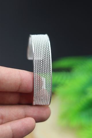 Midyat Nurtaş Gümüş Yöresel Model Telkari 925 Ayar Gümüş Bilezik 201023061