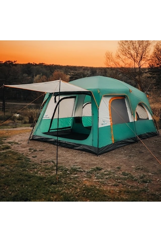 İlkmevsim Keops 8 Kişilik Kamp Çadırı - 420 x 300 x 220 CM Beyaz