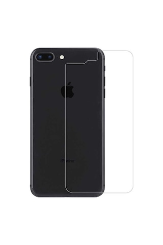 Apple Uyumlu iPhone 8 Plus Maxi Glass Arka Temperli Cam Koruyucu