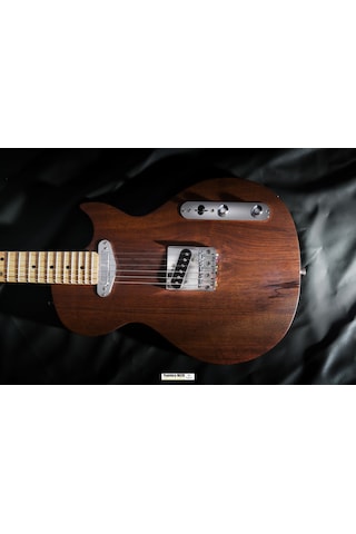 Elektro Gitar Telecaster Ceviz Custom Yıllanmış Ağaç Kişiye Özel Siyah