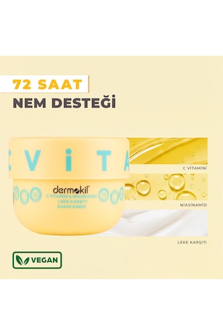 Dermokil C Vitamini & Niasinamid Leke Karşıtı Bakım Kremi 250 Ml