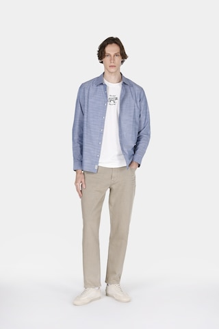 Colin's Colins Regular Fit Shirt Neck Düz Erkek Mavi Uzun Kol Gömlek Cl1073846 Cl1073846 Q1.v2 Inv İndigo