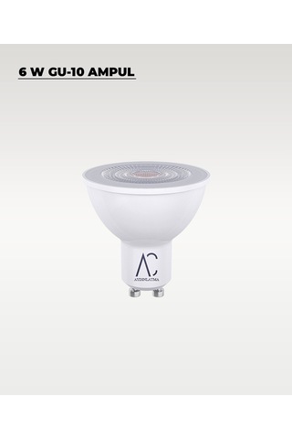 6w Gu10 Led Ampul 3200k Sarı Işık 10 Adet