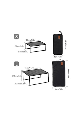 Trendooze Taşınabilir Tasarım Sırt Renkli Masası Keyfi Katlanır Kamp Hediyeli Hafif, Çok Çantası Barbekü-piknik & Qy Çok Renkli