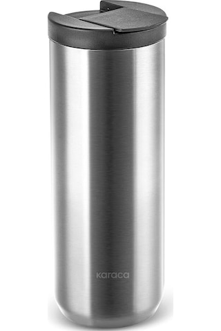 Karaca Anton Çelik Sızdırmaz Termos 480 Ml Siyah Gri