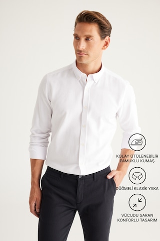 Ac&Co / Altınyıldız Classics Erkek Gömlek (465122575) Beyaz