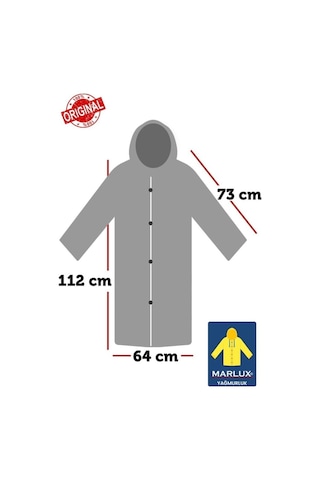 Kadın Erkek Yağmurluk Kapüşonlu Çıtçıtlı Eva Su Yeşili Yağmurluk M21mrc881r10 Turkuaz