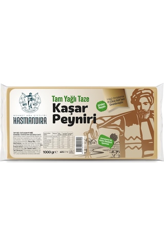 Hasmandıra Tam Yağlı Kaşar Peyniri 1 KG Hasmandıra Tam Yağlı Kaşar Peyniri 1 KG