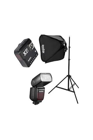 Godox Tt685ıı-c Canon Flaş Full Set - X2t-c + 50x50 Softbox