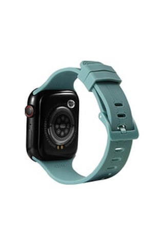 Apple Watch Uyumlu 7 41mm Krd-23 Silikon Kordon - Açık Yeşil