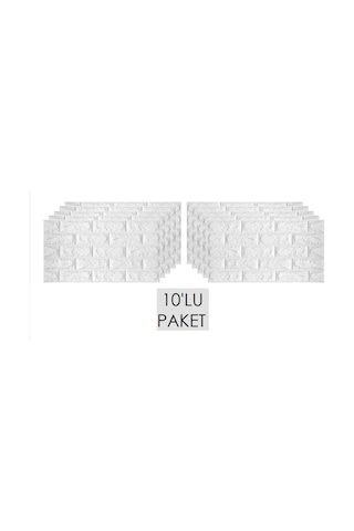 Kendinden Yapışkanlı Duvar Kağıdı 10 Adet 70X38 Cm (520232575)
