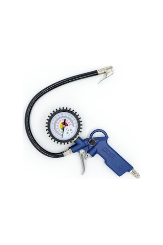 Master Basınç Göstergeli Lastik Şişirme Tabancası Hava Saatli
