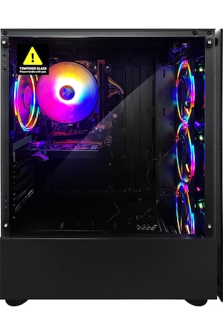 Ramtech FF546 i7-10700F 16 GB 1 TB HDD+256 GB SSD RTX3050 Dos Masaüstü Oyuncu Bilgisayar