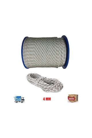 Ipek Iskota Halat 4Mm - Gemici Halatı - Salıncak Ipi 50 M