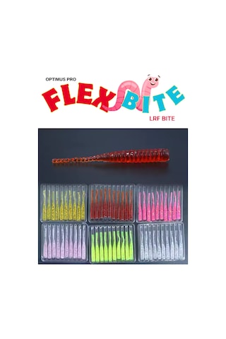 Flex Baıt Lrf Silikon Yemi 10'lu Paket 5 Cm At-çek Avcılığı İçin Silikon Yem