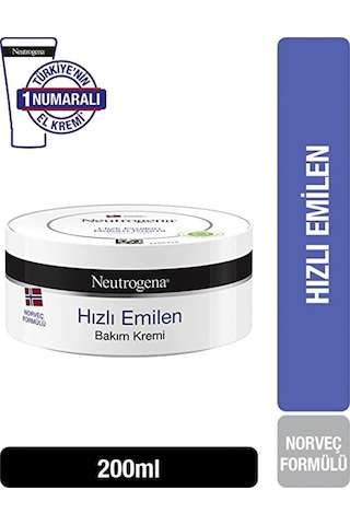 200 Ml Hızlı Emilen Bakım Kremi