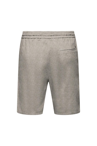 Only & Sons Onslinus Life 0006 Linen Mix Short Erkek Şort-26445 - XS Kahverengi