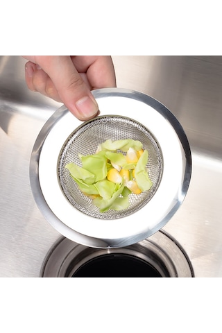 Xindoker Kapaklı Paslanmaz Çelik Mutfak Lavabo Filtresi - Tükenmez Korumalı Geri Kalıntı Engelleme Aleti Çok Renkli