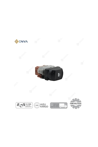 Renault Megane 2 Sağ Ön Cam Açma Düğmesi Anahtarı 2003-2009