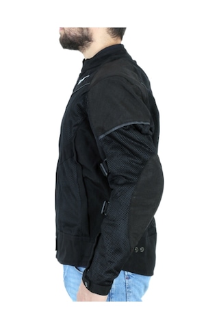 Venom Rock Cordura Erkek Motosiklet Ceketi Fileli Yazlık Motorcu Montu