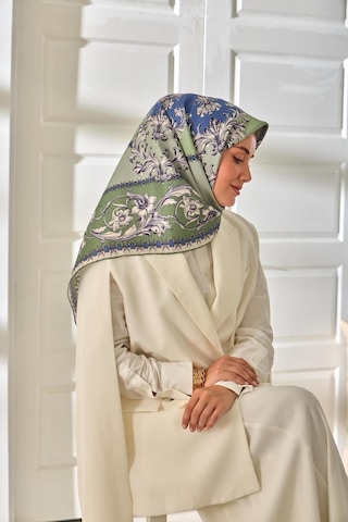 Silk Home Twill İpek Eşarp 11482-17 Yeşil, İndigo, Taş, Gri, Antrasit