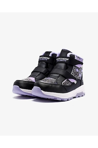 Skechers Storm Blazer 303439l Bklv Kız Çocuk Siyah Işıklı Bot Karışık