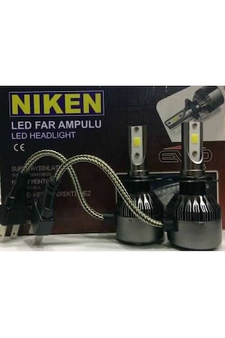 Bmw E46 Kasa H7 Kısa Far Niken Led Xenon