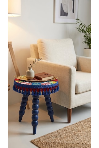 Solea Clover Azure Büyük Sehpa Sarı