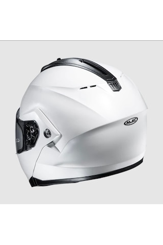 Hjc C91N Çene Açılır Motosiklet Kaskı İnci Beyazı
