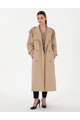 Pierre Cardin Kadın Bej Trençkot 50300859-vr011 Bej