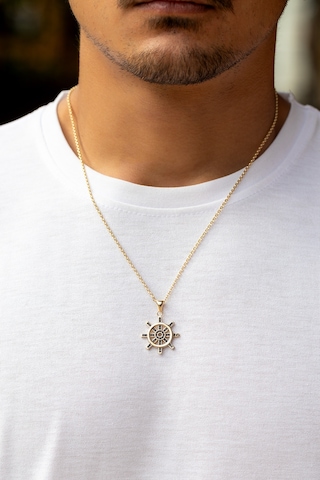 Uşaklıhafız 14 Ayar Altın Dümen Erkek Kolye