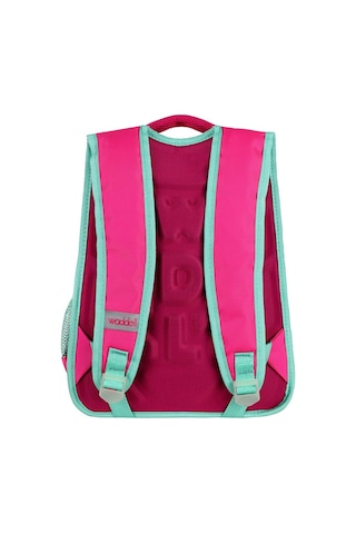 Pembe Kalp Desenli İlkokul Sırt Ve Beslenme Çantası 3025 Pembe