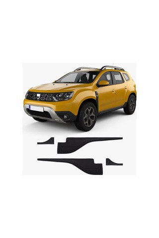 Dacia Duster 2018-2024 Uyumlu Yarasa Model Kapı Dodiği Abs Mat Siyah