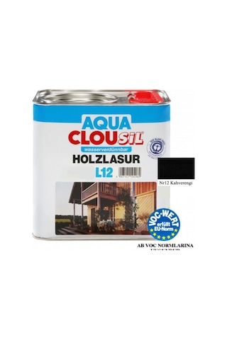 Su Bazlı Ahşap Koruyucular2,5ltclou Nr:12 Kahve Su Bazlı Ahşap Koruyucu 2,5lt-4636