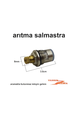 Arıtma Musluk Salmastrası 3.5 Cm Aç Kapa Küçük Boy Musluk Kısa Bo