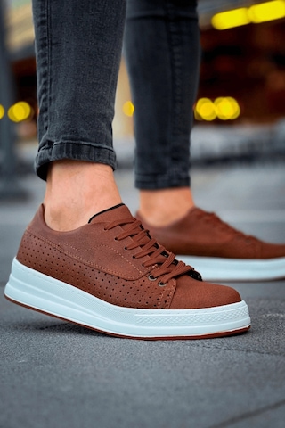 Natural Shoes Mn043 - Cbt Cowien Erkek Ayakkabi Taba Taba