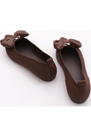 Dgn Pm386-k4206 Kadin Babet Kahve Triko