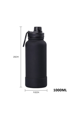 Novahub 650ml Telefon Tutuculu Spor Şişesi, Paslanmaz Çelik Termos Bardak Çok Renkli