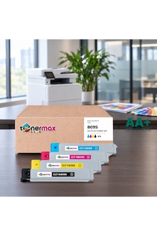 Samsung Clt-809s Cmyk Uyumlu Toner Seti Aa Plus / Clx-9201 / Clx-9251 / Clx-9301 / Clt-k809s / Clt-c809s / Clt-m809s / Clt-y809s