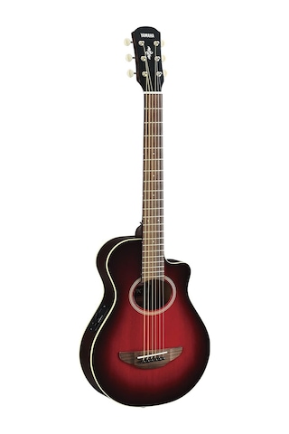 Yamaha Apxt2drb Elektro Akustik Gitar Dark Red Burst
