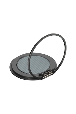 Raptic Defense Serisi Magnetik Özellikli 360 Derece Dönebilen Parmak Ring Stand Siyah