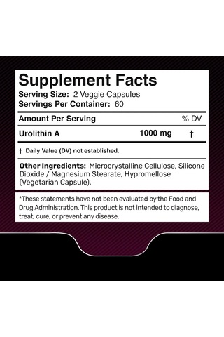 Urolithin A 1,000 Mg 120 Kapsül