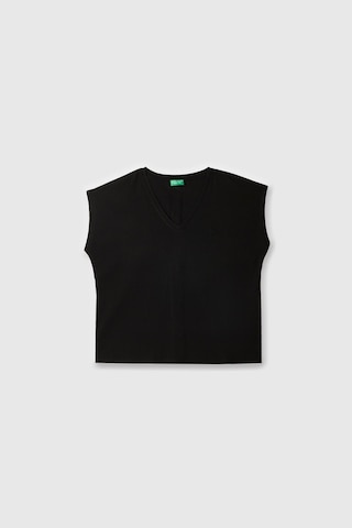 Benetton Kadın Tshirt Siyah