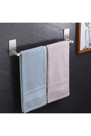 Deltahome Paslanmaz Çelik Banyo Havluluk Askılık 50Cm Inox