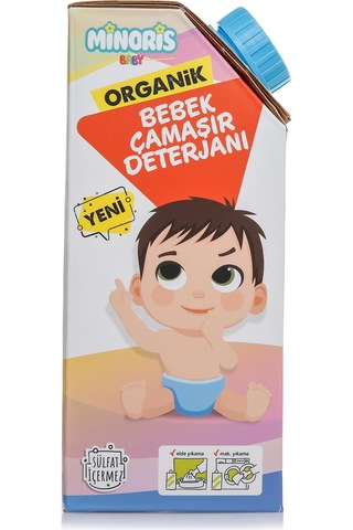 Minoris Baby Organik Bebek Çamaşır Deterjanı 1 L 50 Yıkama