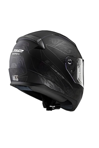 Ls2 Rapıd 2 Crypt Full Face Motosiklet Kaskı Mat Siyah - Sarı