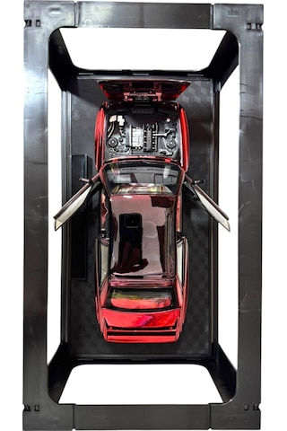 1:24 Metal Model Koleksiyon Araba Bmw M3 Karartılı Kırmızı 19 Cm Döner Ön Tekerler
